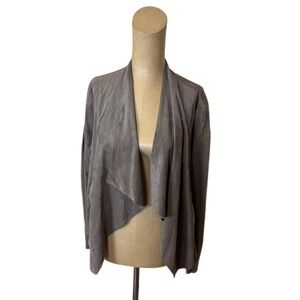 Kut From The Kloth Faux Suede Open Front Jacket Size large